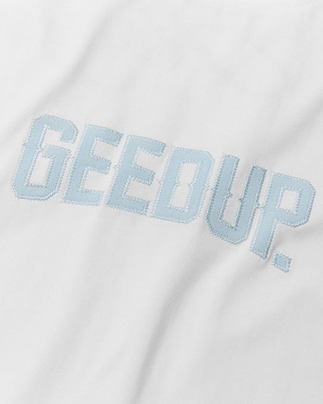 Always Neighbourhood Tee - White/Baby Blue - Image 3