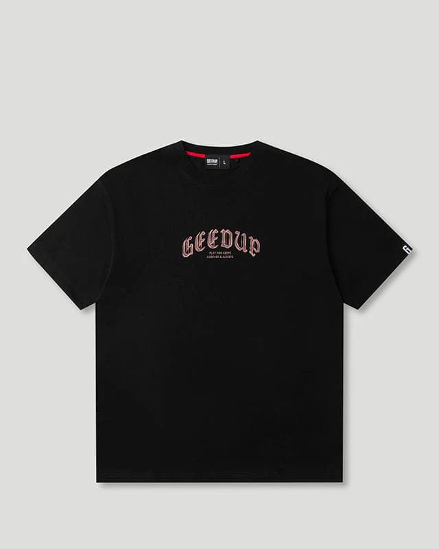 Chrome T-Shirt Black/Rose - Image 4