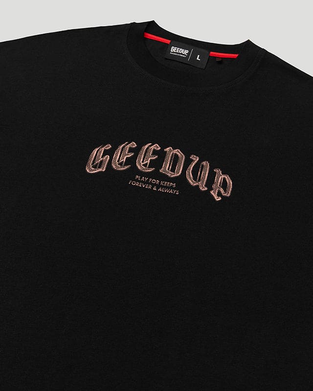 Chrome T-Shirt Black/Rose - Image 5
