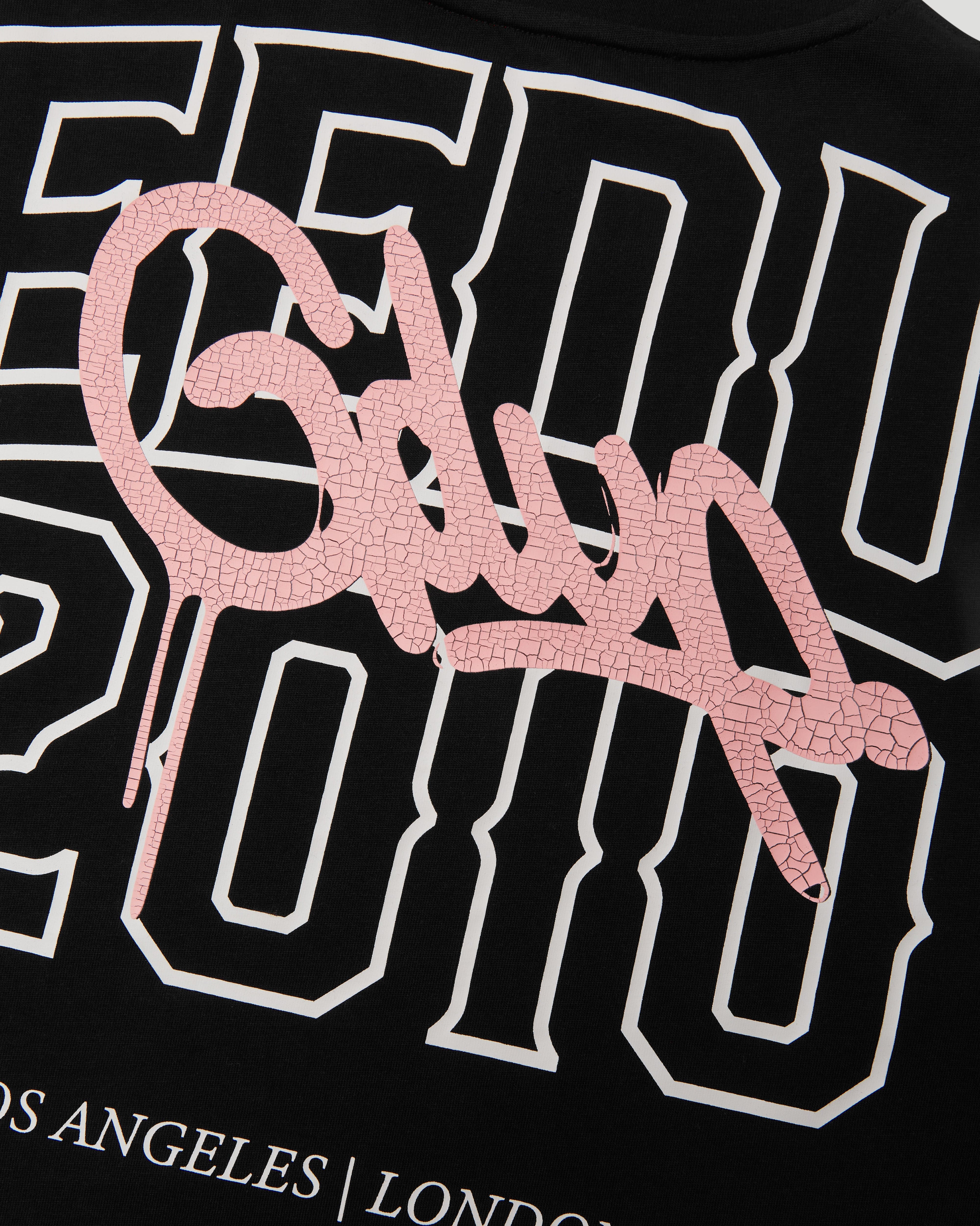 Core Handstyle T-Shirt Black/Pink - Image 5