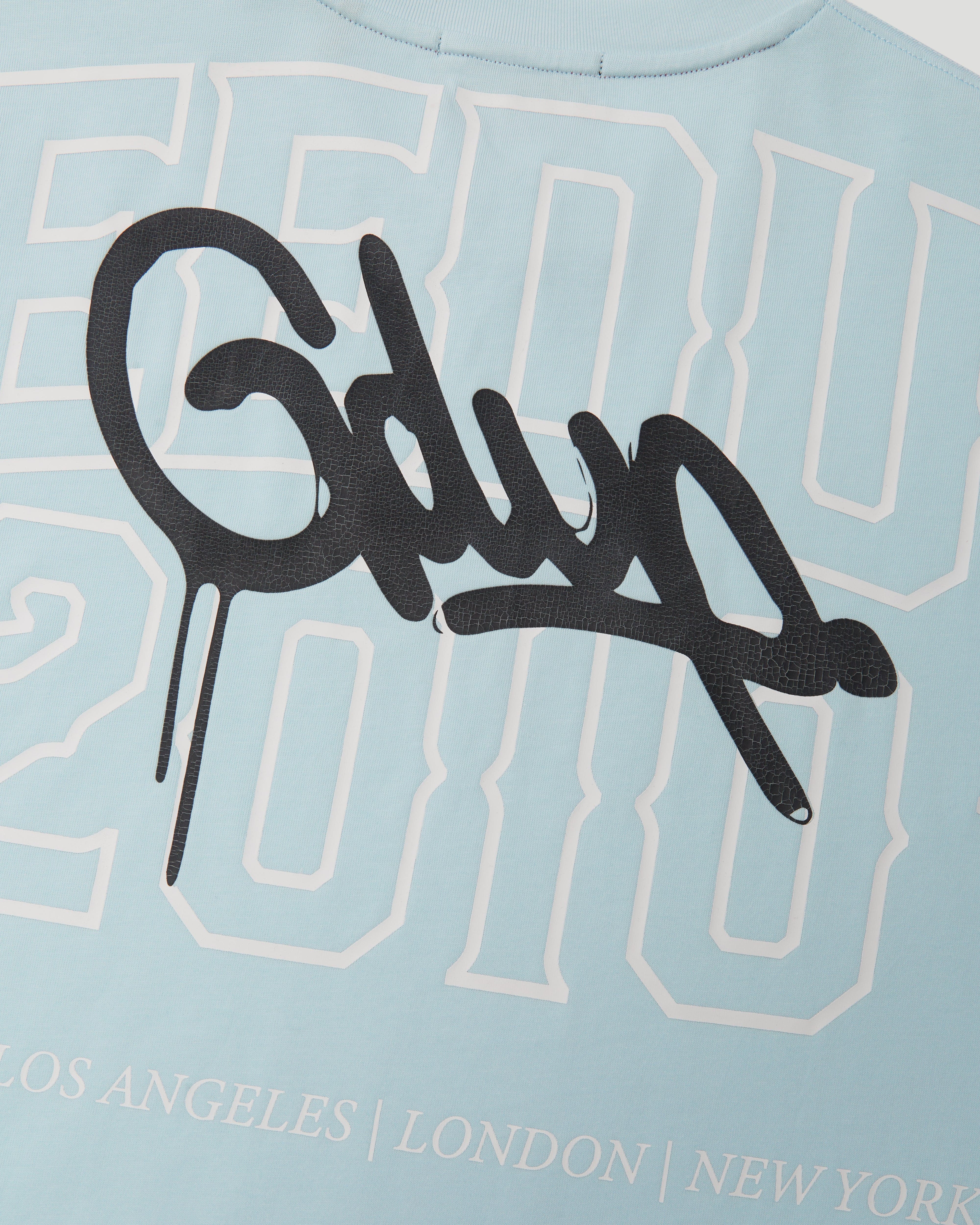 Core Handstyle T-Shirt Cool Blue/Black - Image 5
