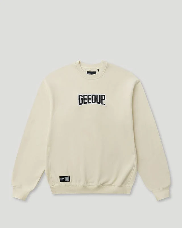 Core Logo Crewneck Cream/Navy