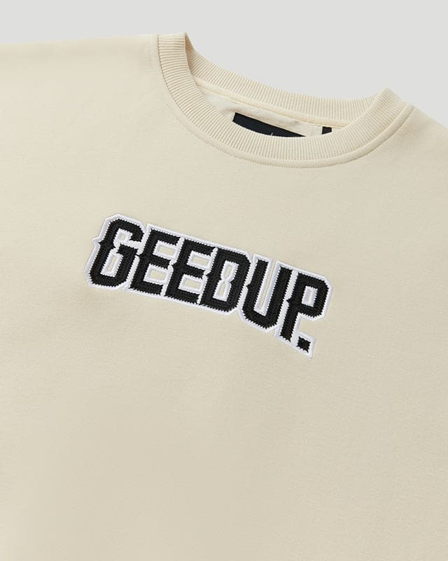 Core Logo Crewneck Cream/Navy - Image 2