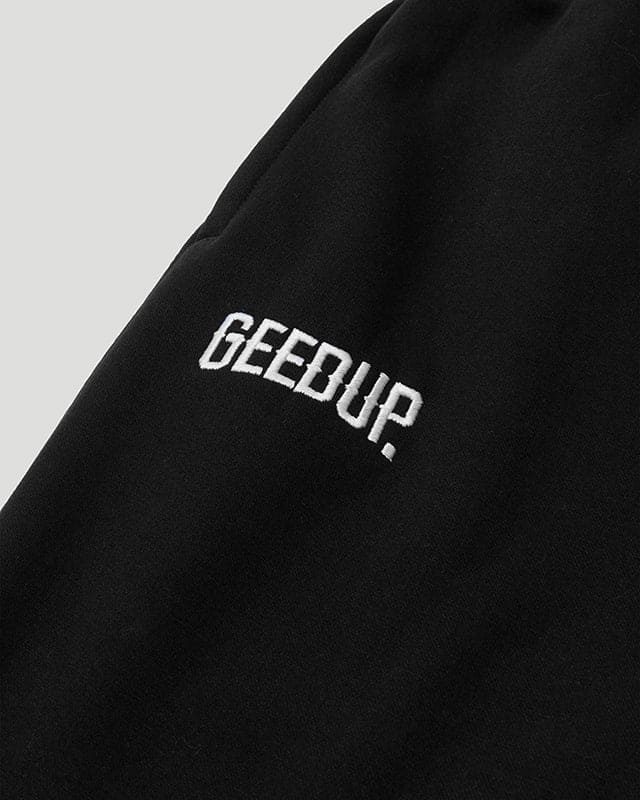 Cursive Logo Trackpant Black/White - Image 4