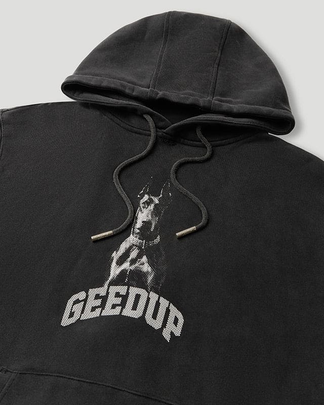 Dobermann Hoodie Washed Black - Image 5