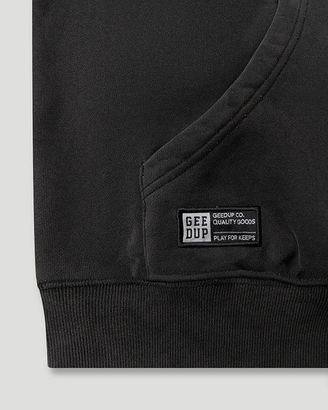 Dobermann Hoodie Washed Black - Image 6