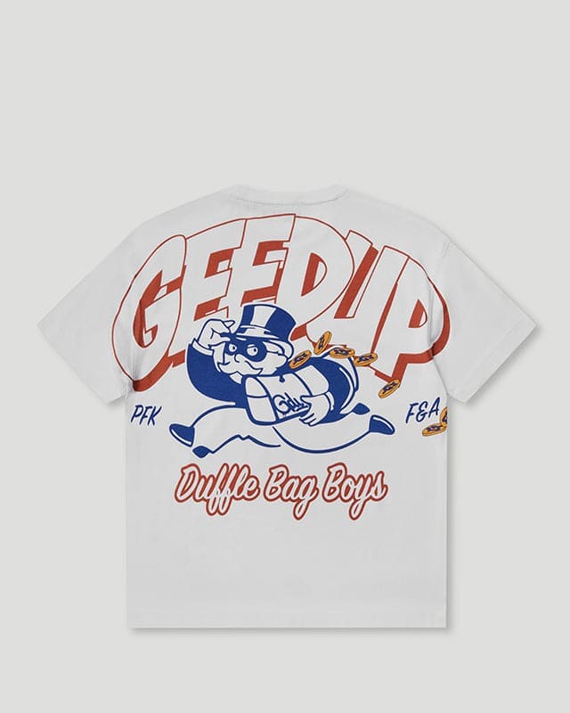 Duffle Bag Boys T-Shirt White/Red/Blue