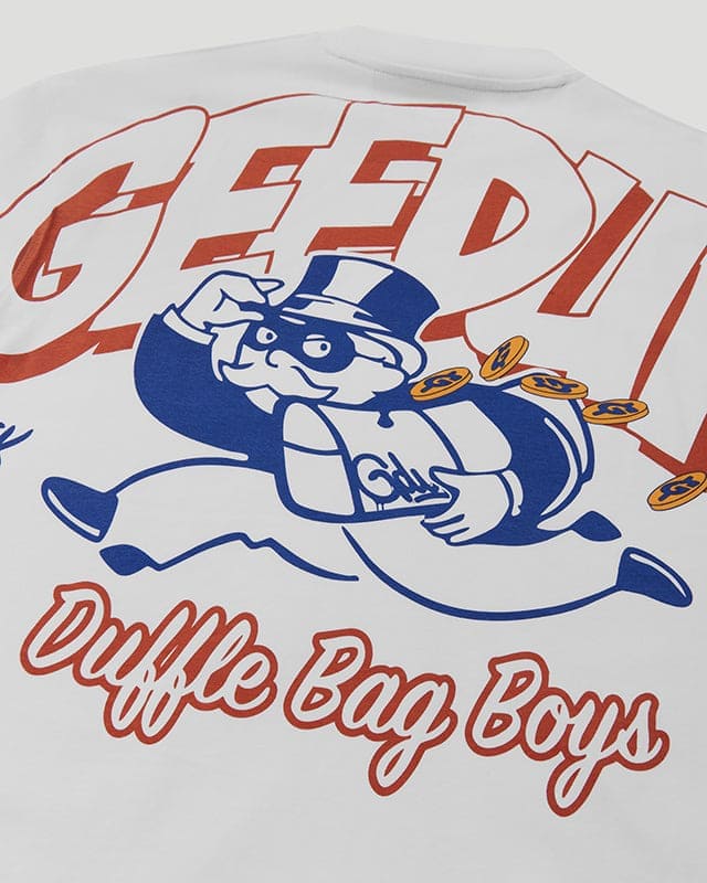 Duffle Bag Boys T-Shirt White/Red/Blue - Image 5