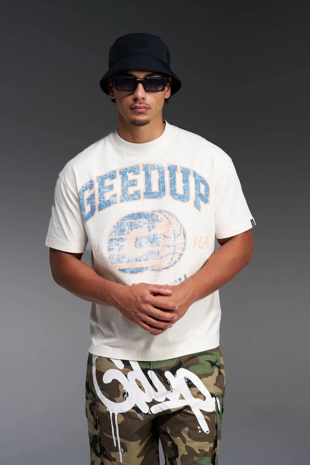 G-Ball T-Shirt Off White/Purple - Image 3