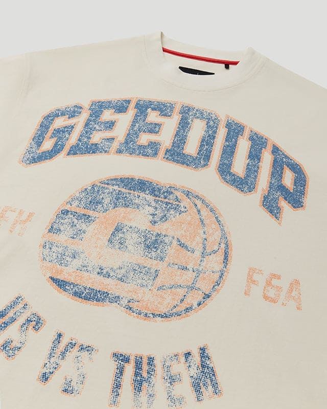 G-Ball T-Shirt Off White/Purple - Image 4