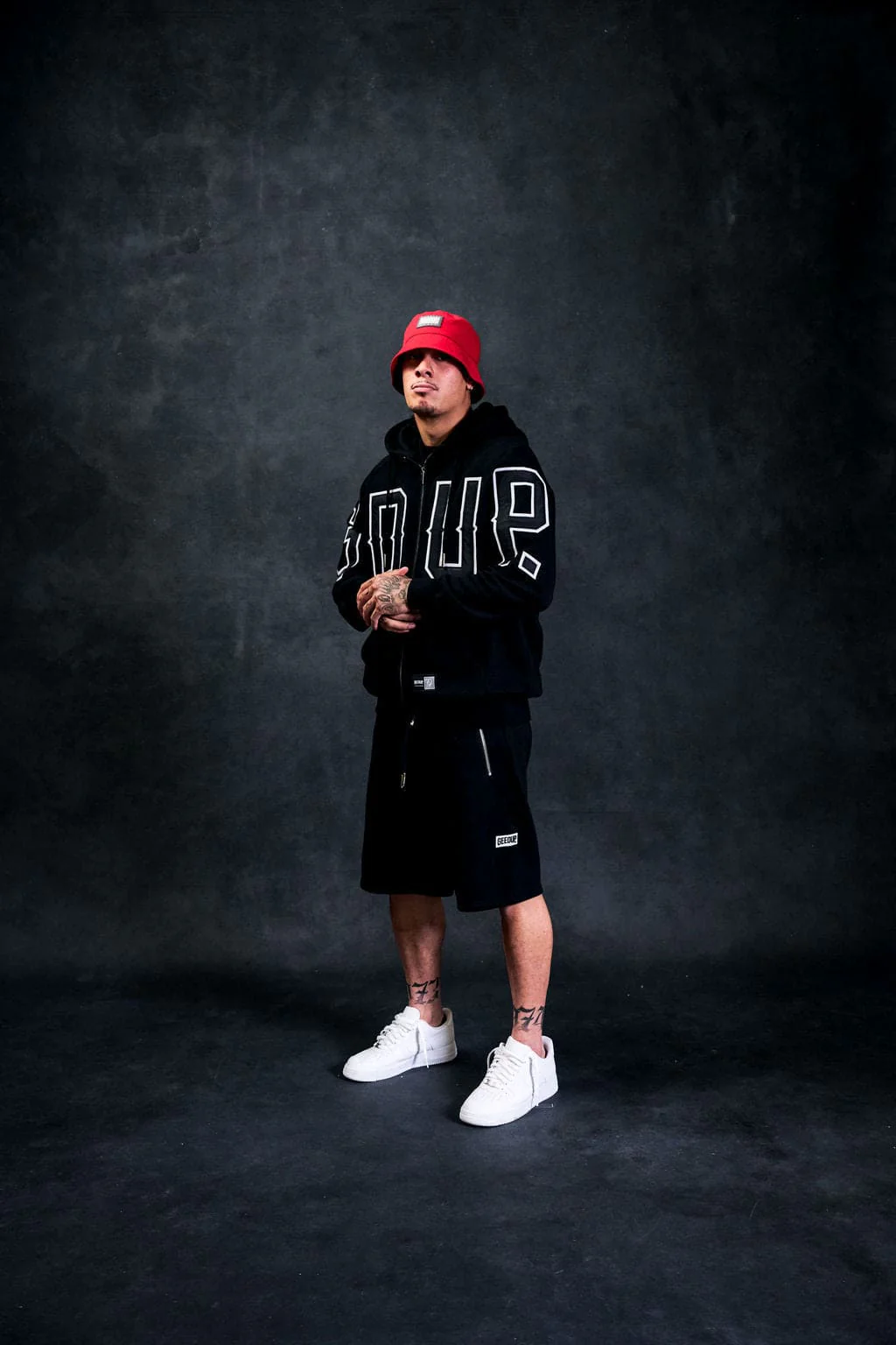 G.D.U.P Shorts Black/White - Image 3