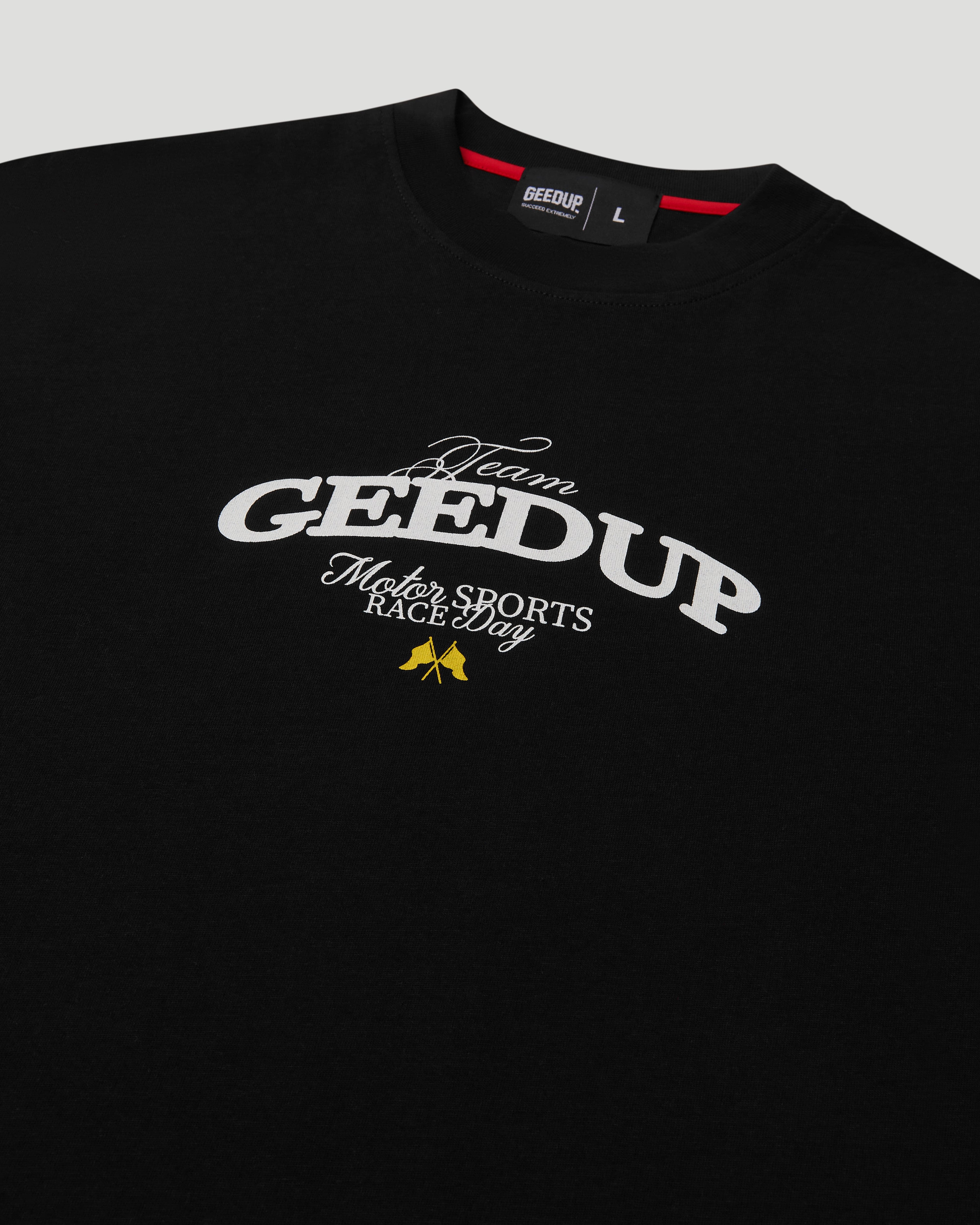 G Stamp T-Shirt Black/Yellow - Image 4