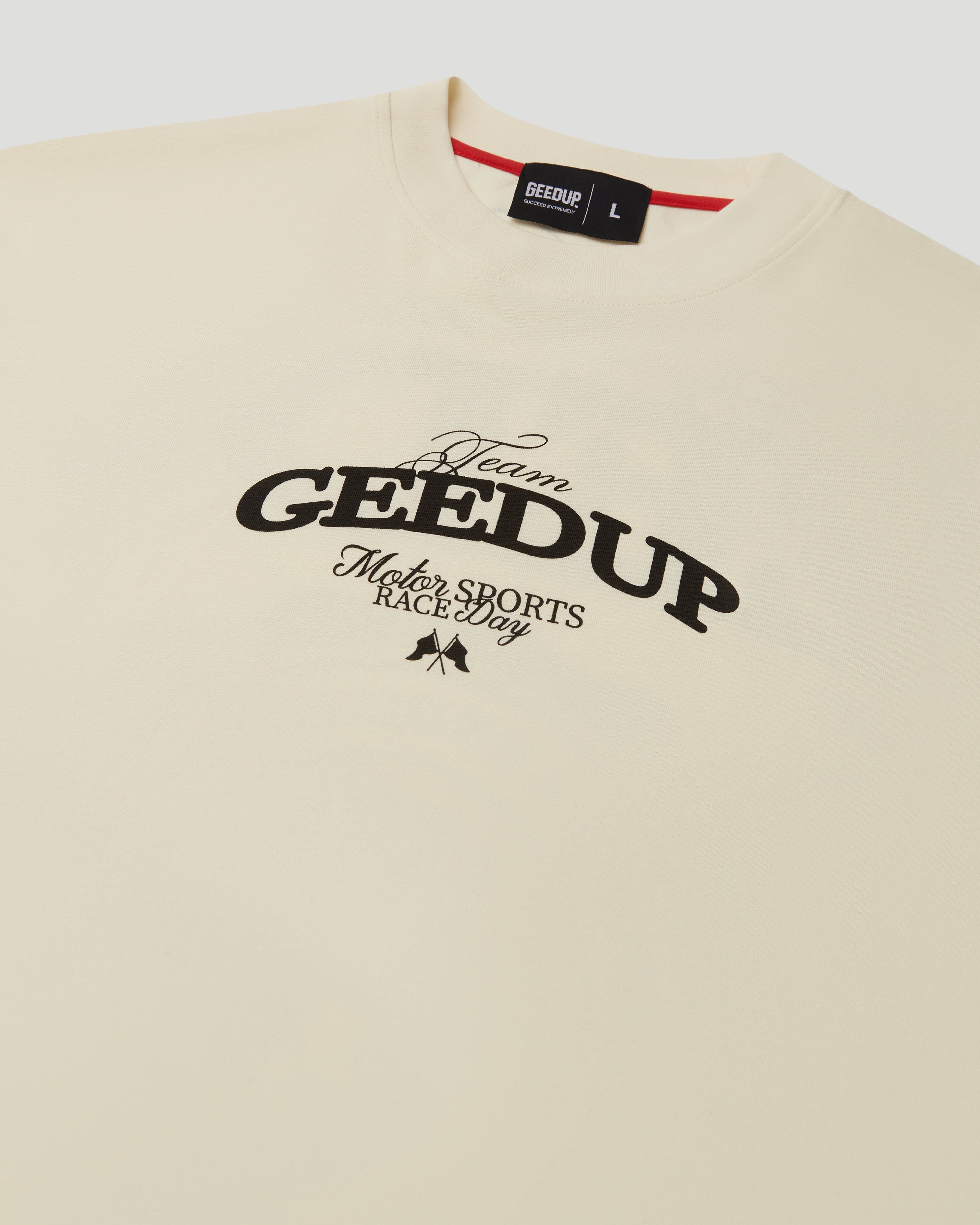G Stamp T-Shirt Cream/Black - Image 4