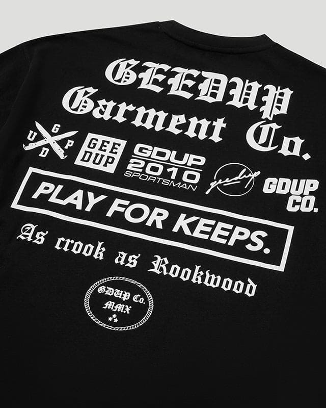Garment Co. T-Shirt Black/White - Image 4
