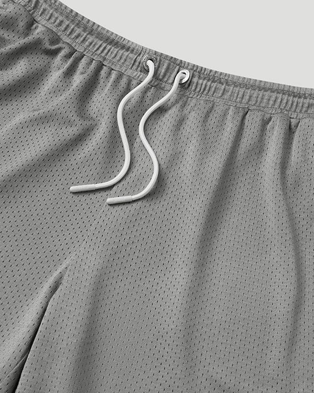 TEAM LOGO Mesh Shorts Grey - Image 2
