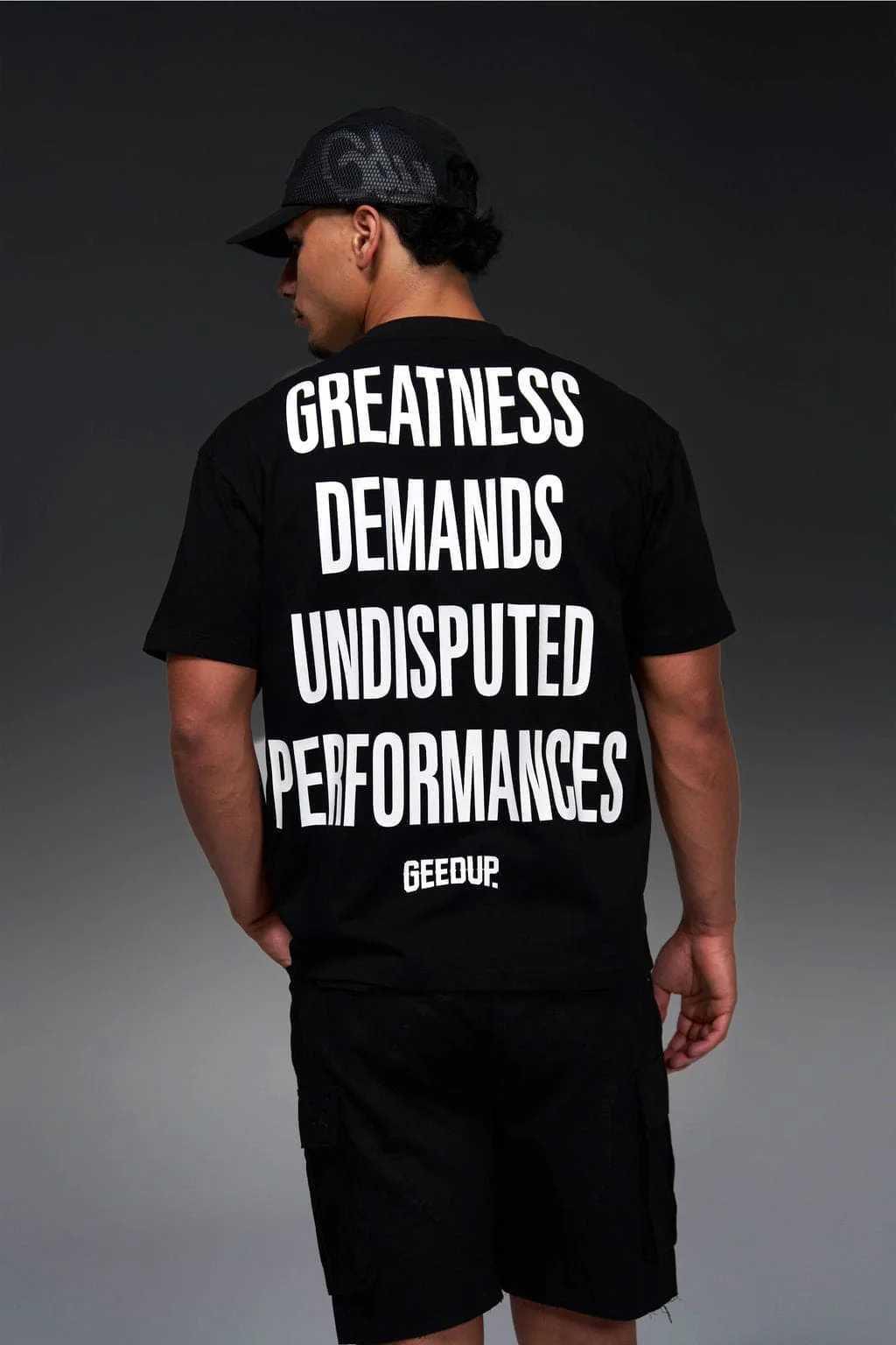 Geedup Stack T-Shirt Black - Image 2