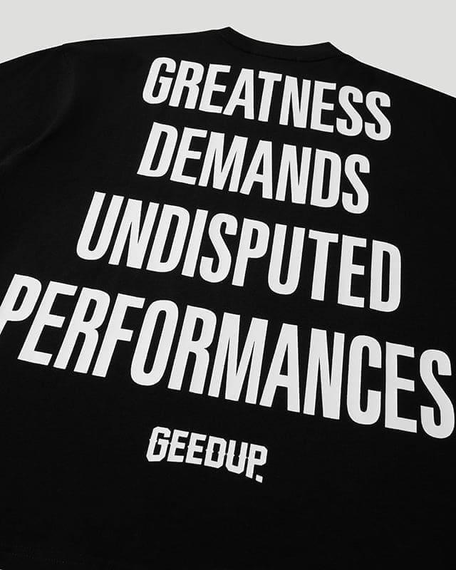 Geedup Stack T-Shirt Black - Image 6