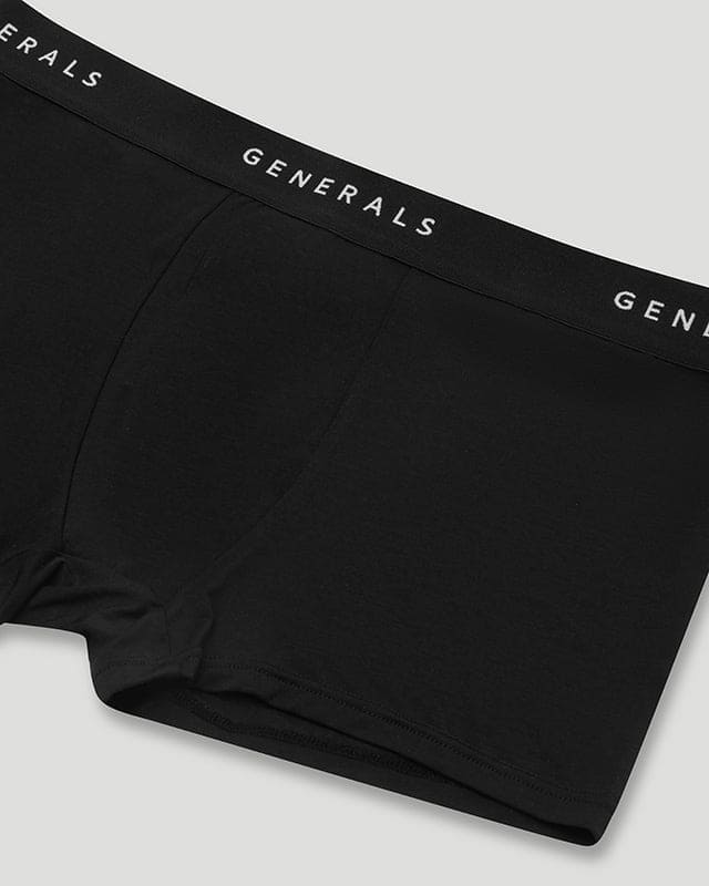 Generals Boxer Trunks 2 Pack Black - Image 2