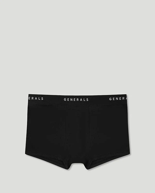 Generals Boxer Trunks 2 Pack Black - Image 3