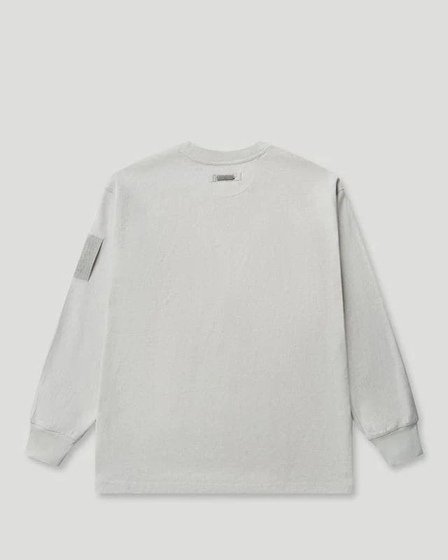 Generals Classic Fit Longsleeve T-Shirt Nimbus Cloud - Image 4