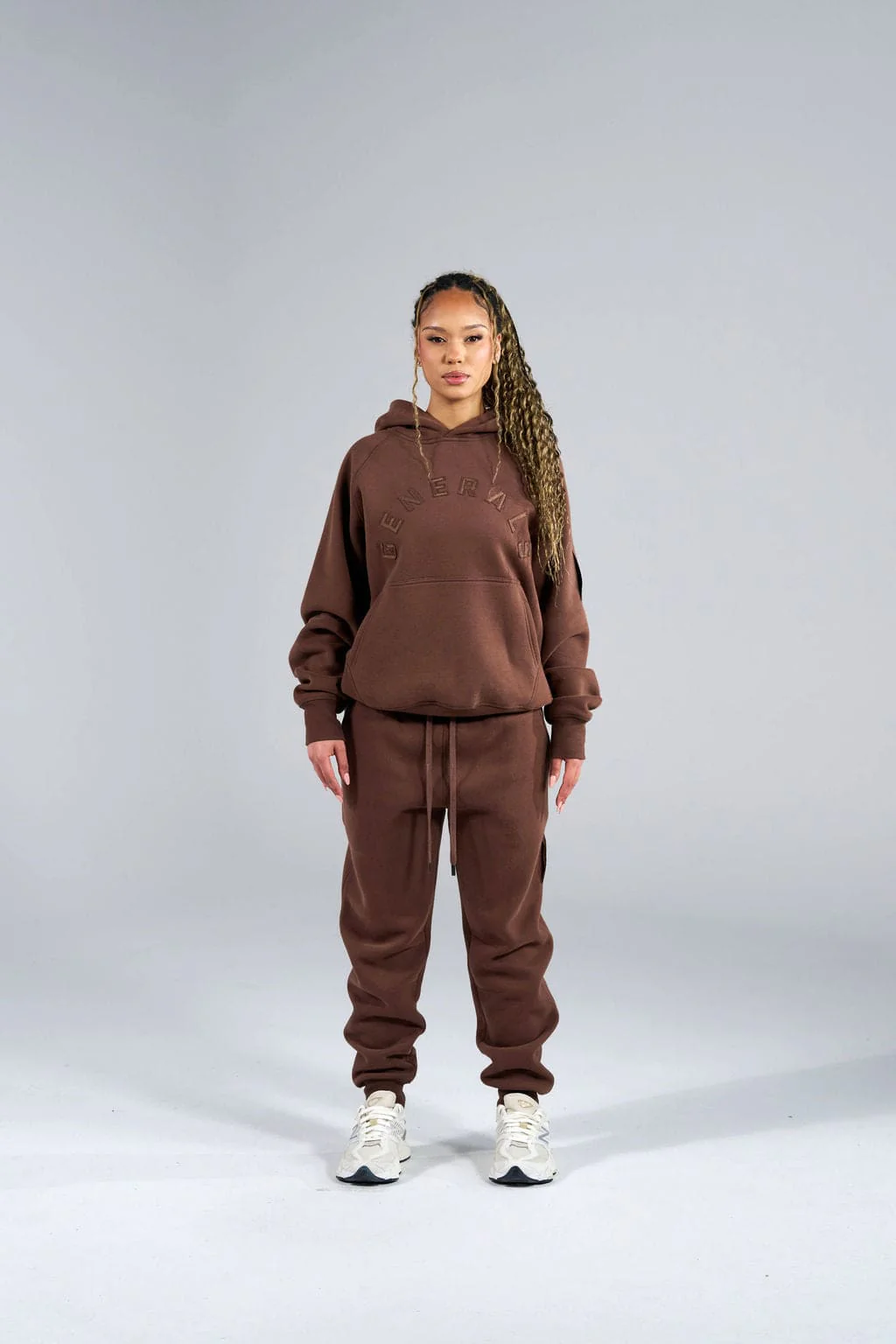 Generals Classic Fit Raglan Hoodie Chestnut - Image 3