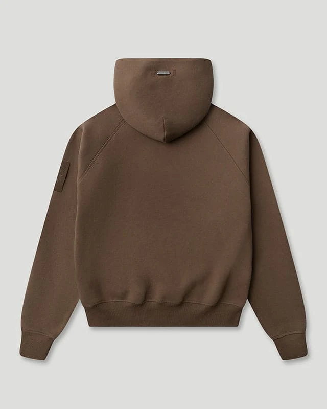Generals Classic Fit Raglan Hoodie Chestnut - Image 4