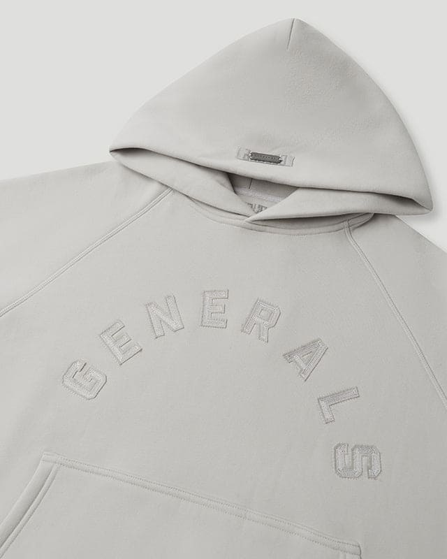 Generals Classic Fit Raglan Hoodie Nimbus Cloud - Image 7