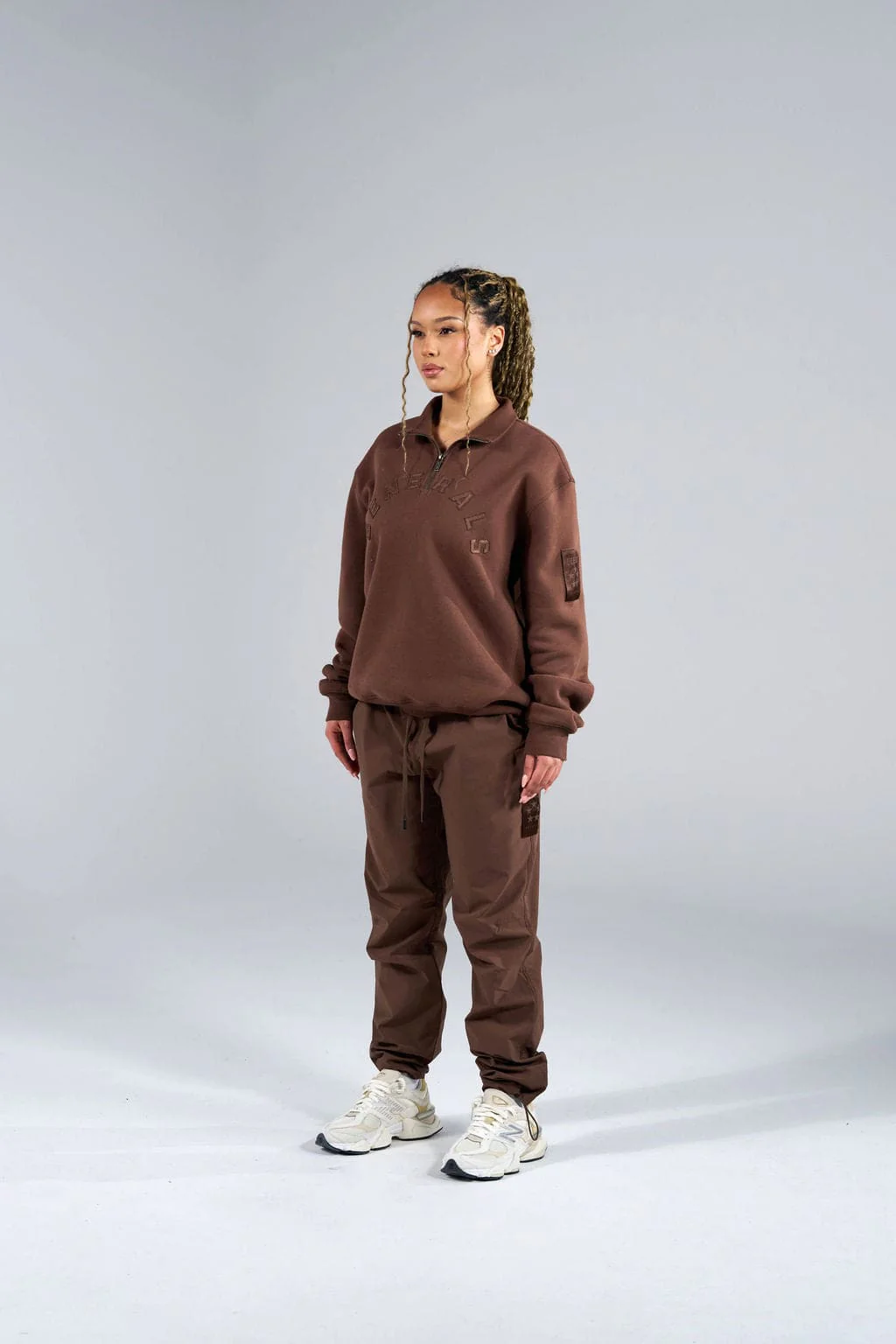 Generals Nylon Trackpants Chestnut - Image 3