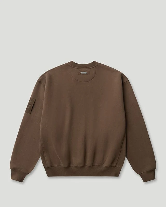 Generals Oversized Crewneck Chestnut - Image 4