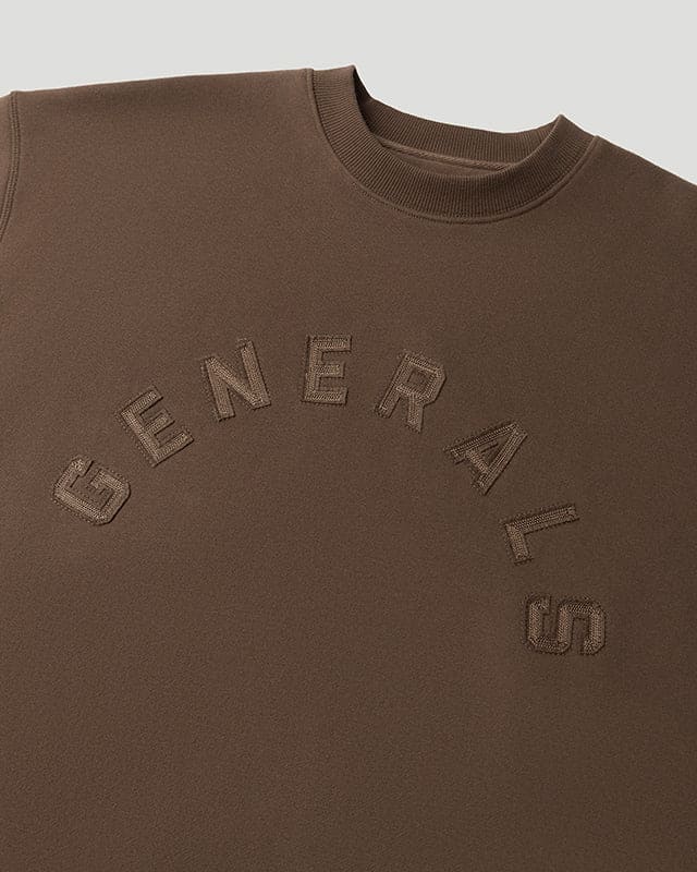 Generals Oversized Crewneck Chestnut - Image 5