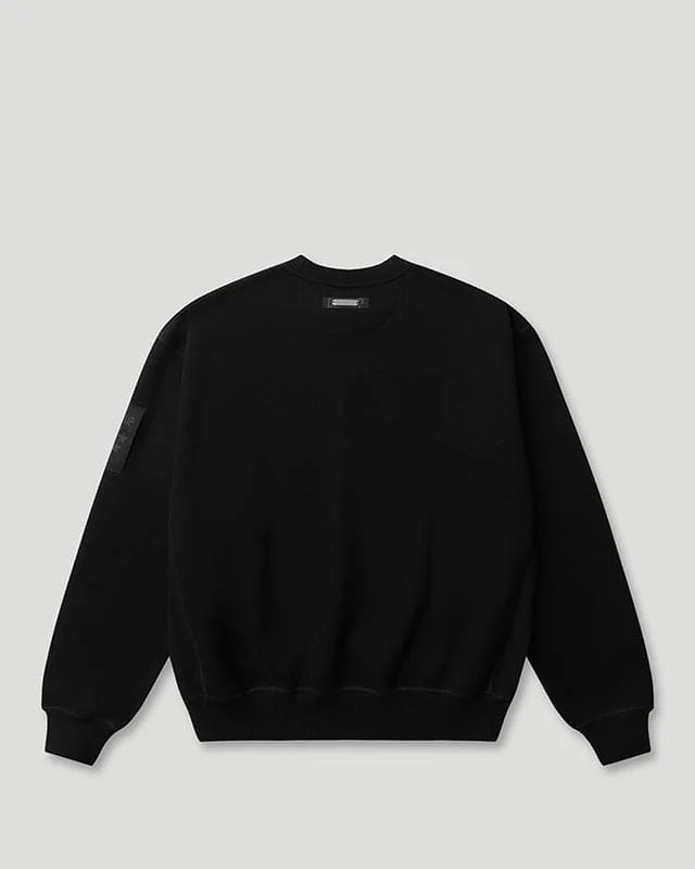 Generals Oversized Crewneck Jet Black - Image 6
