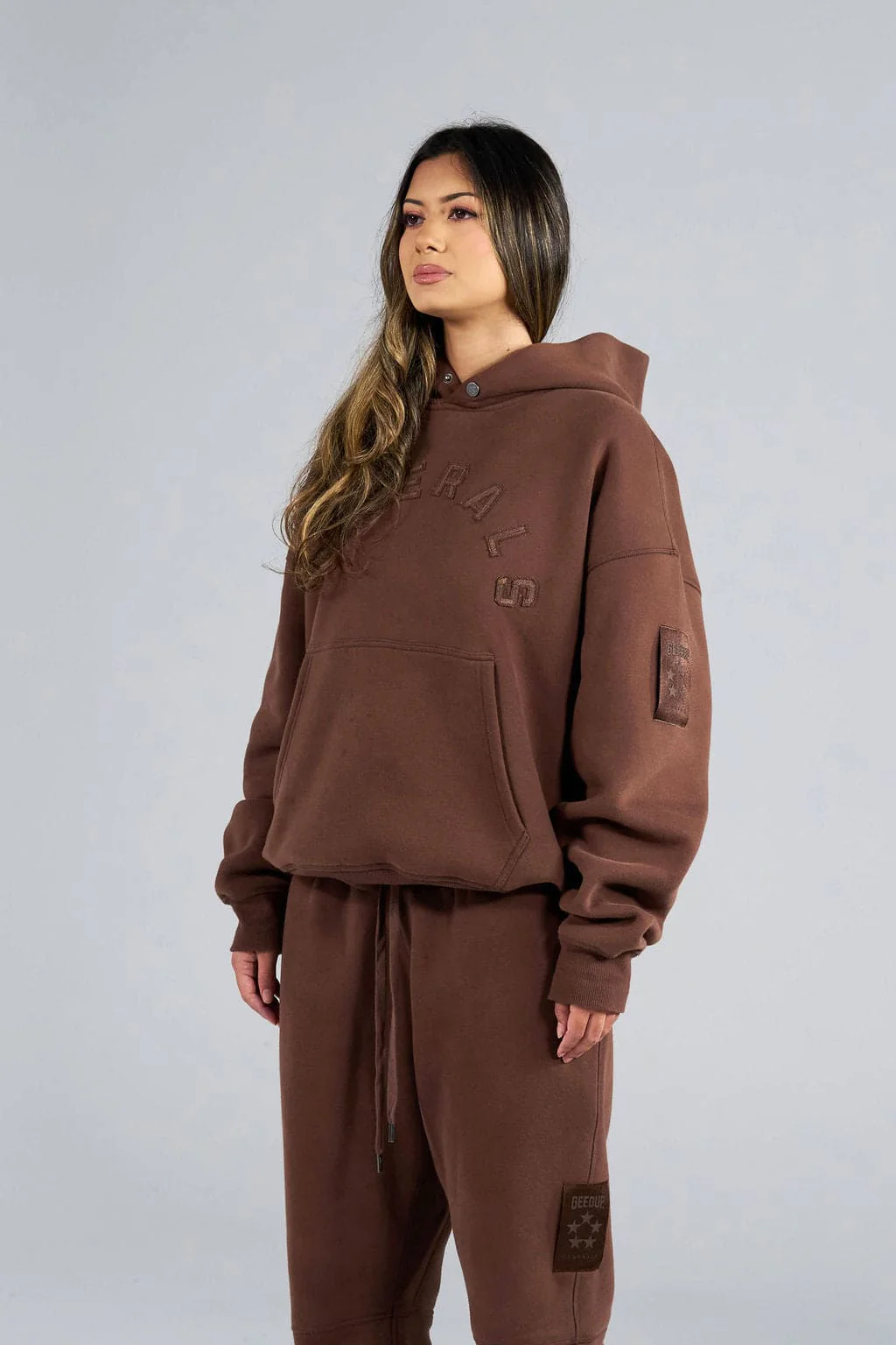 Generals Oversized Hoodie Chestnut - Image 3