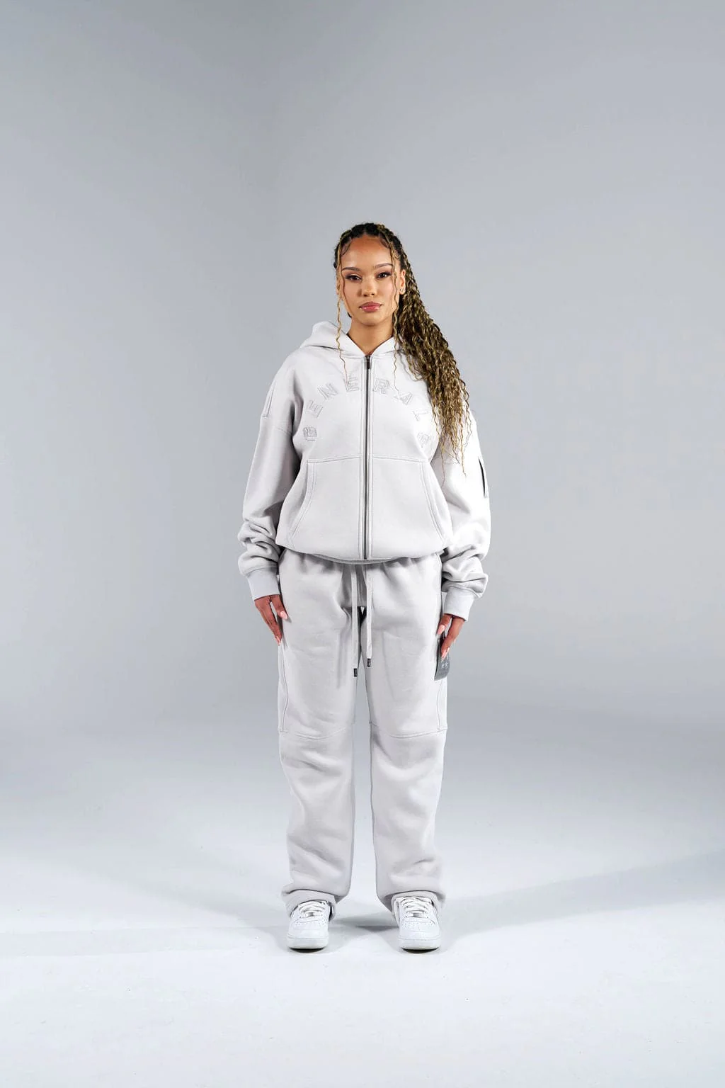Generals Oversized Zip Hoodie Nimbus Cloud - Image 3