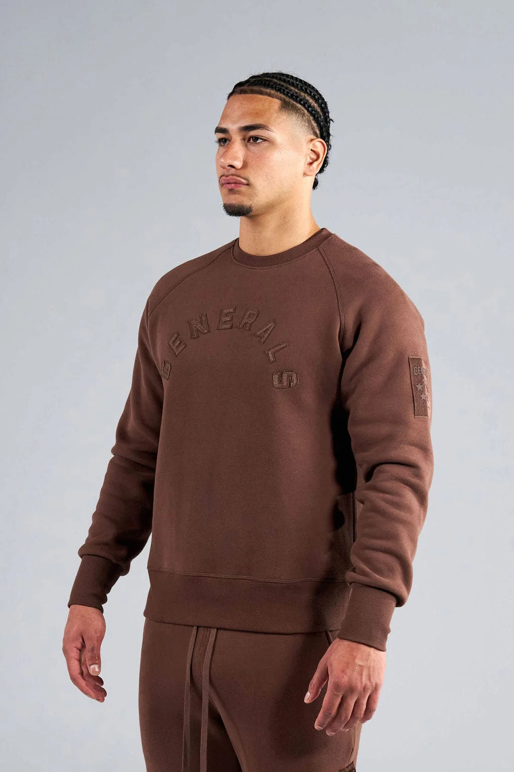Generals Classic Fit Crewneck Chestnut - Image 3