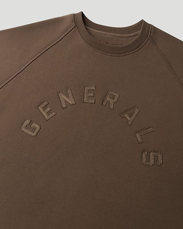 Generals Classic Fit Crewneck Chestnut - Image 7