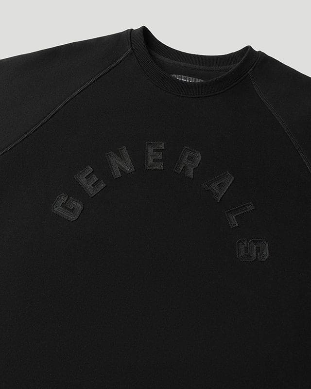 Generals Classic Fit Crewneck Jet Black - Image 7
