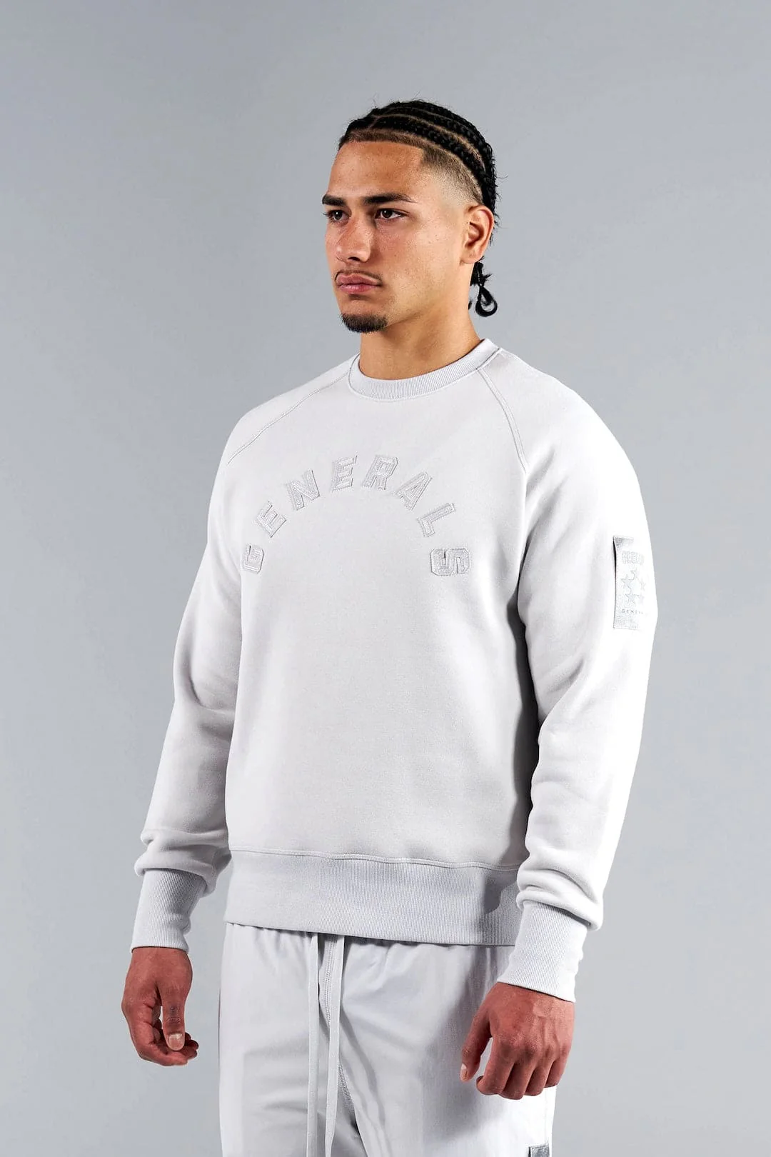 Generals Classic Fit Crewneck Nimbus Cloud - Image 3