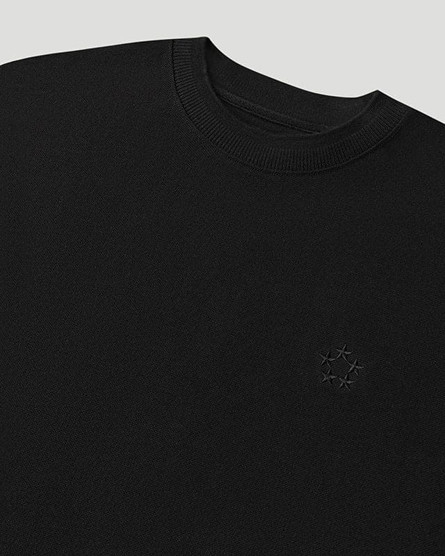 Generals Slim Fit Pique T-Shirt Jet Black - Image 4