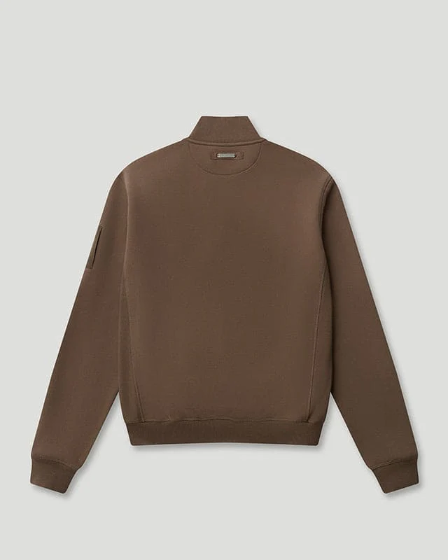 Generals Classic Zip Qtr Zip Chestnut - Image 4