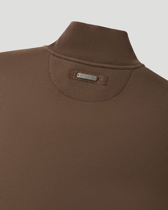 Generals Classic Zip Qtr Zip Chestnut - Image 6