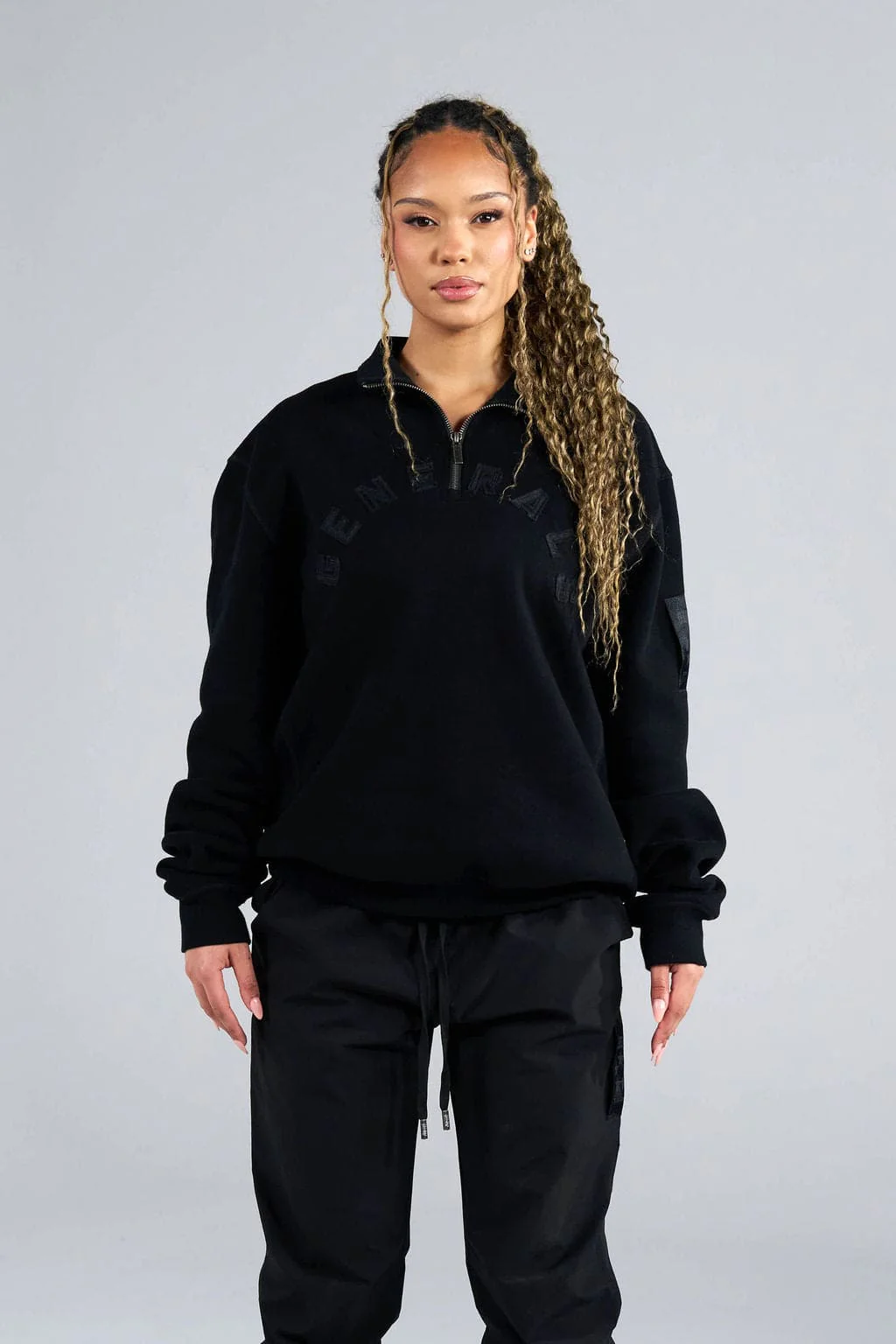 Generals Classic Qtr Zip Jet Black - Image 3