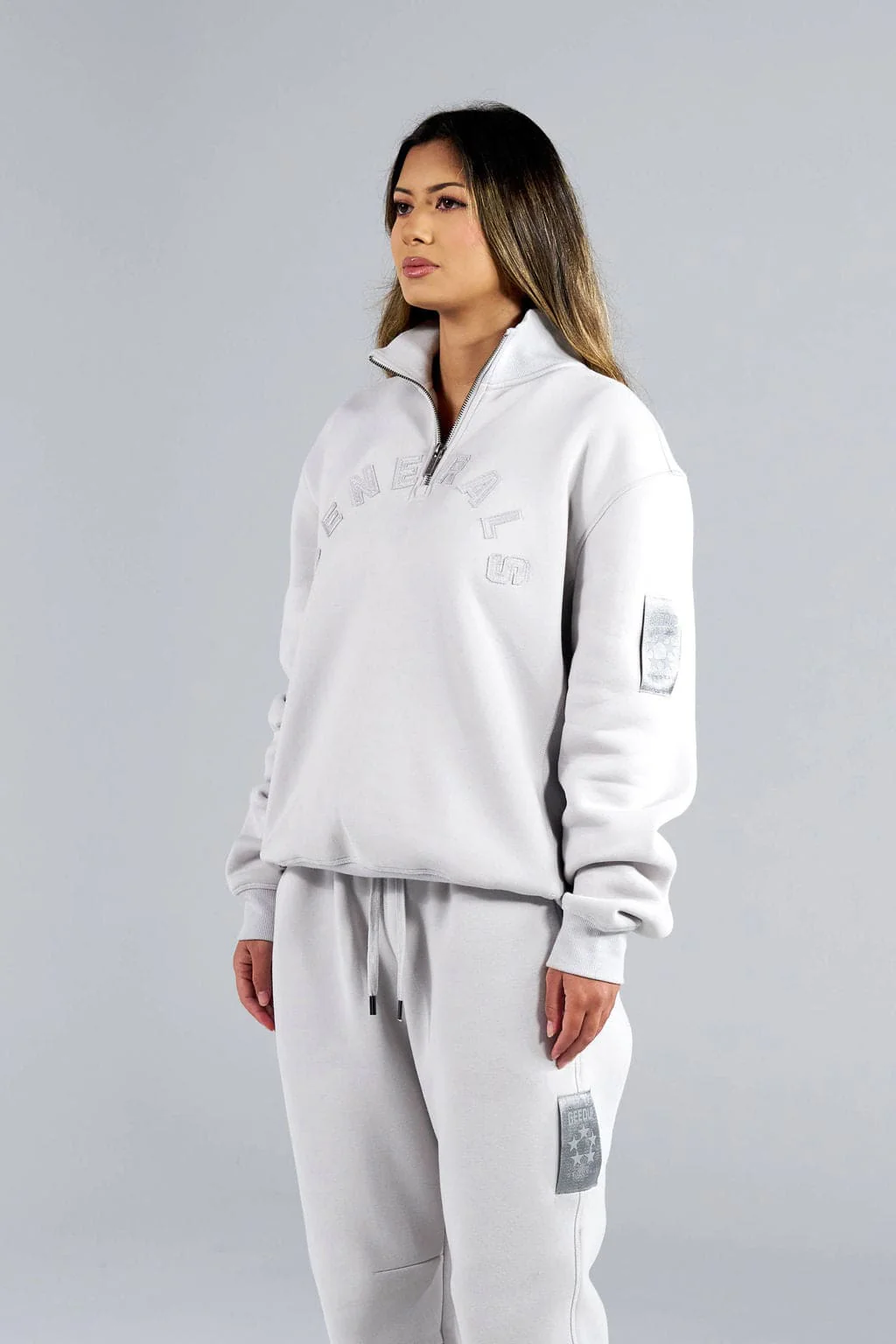 Generals Classic Qtr Zip Nimbus Cloud - Image 3