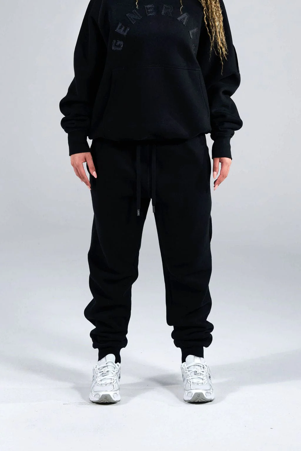 Generals Taper Leg Trackpants Jet Black - Image 4