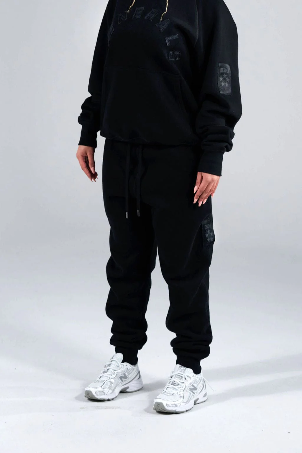 Generals Taper Leg Trackpants Jet Black - Image 5