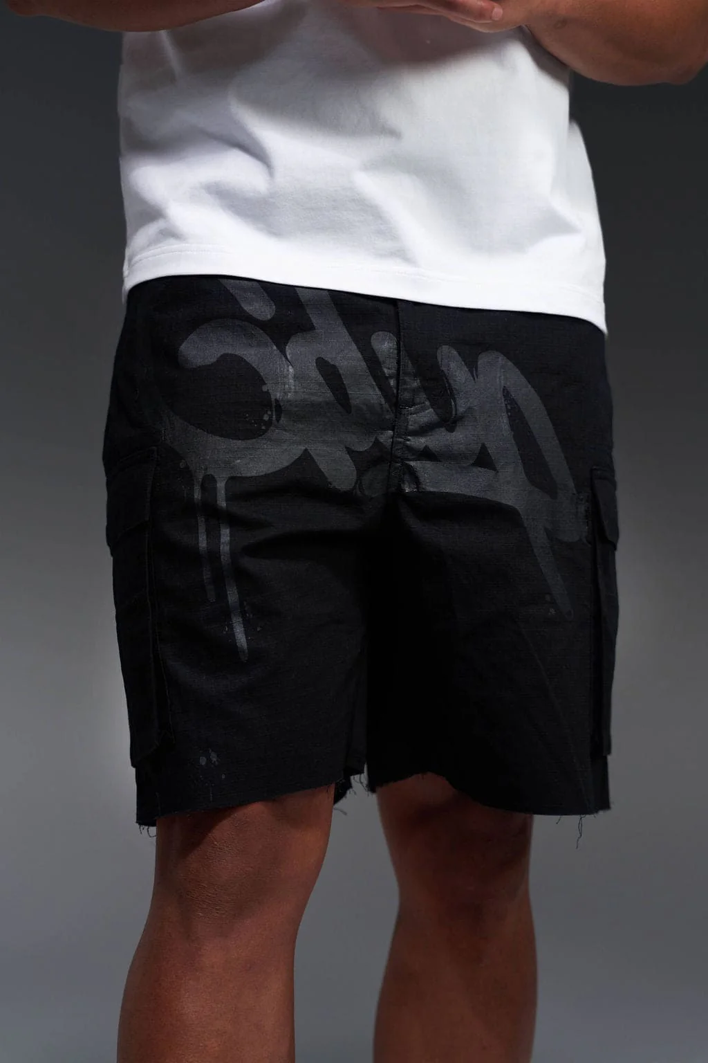 Handstyle Cargo Short Black - Image 3