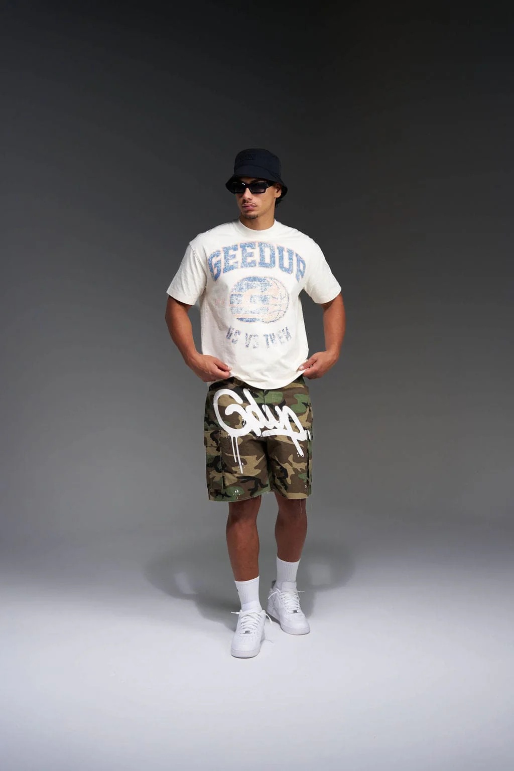 Handstyle Cargo Short Camo Green - Image 2