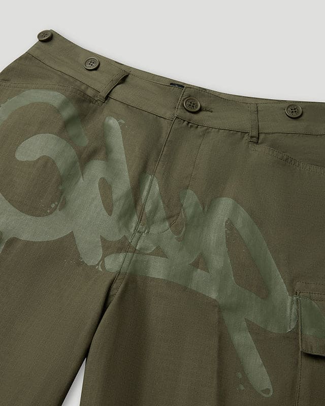 Handstyle Cargo Short Olive Tonal - Image 3
