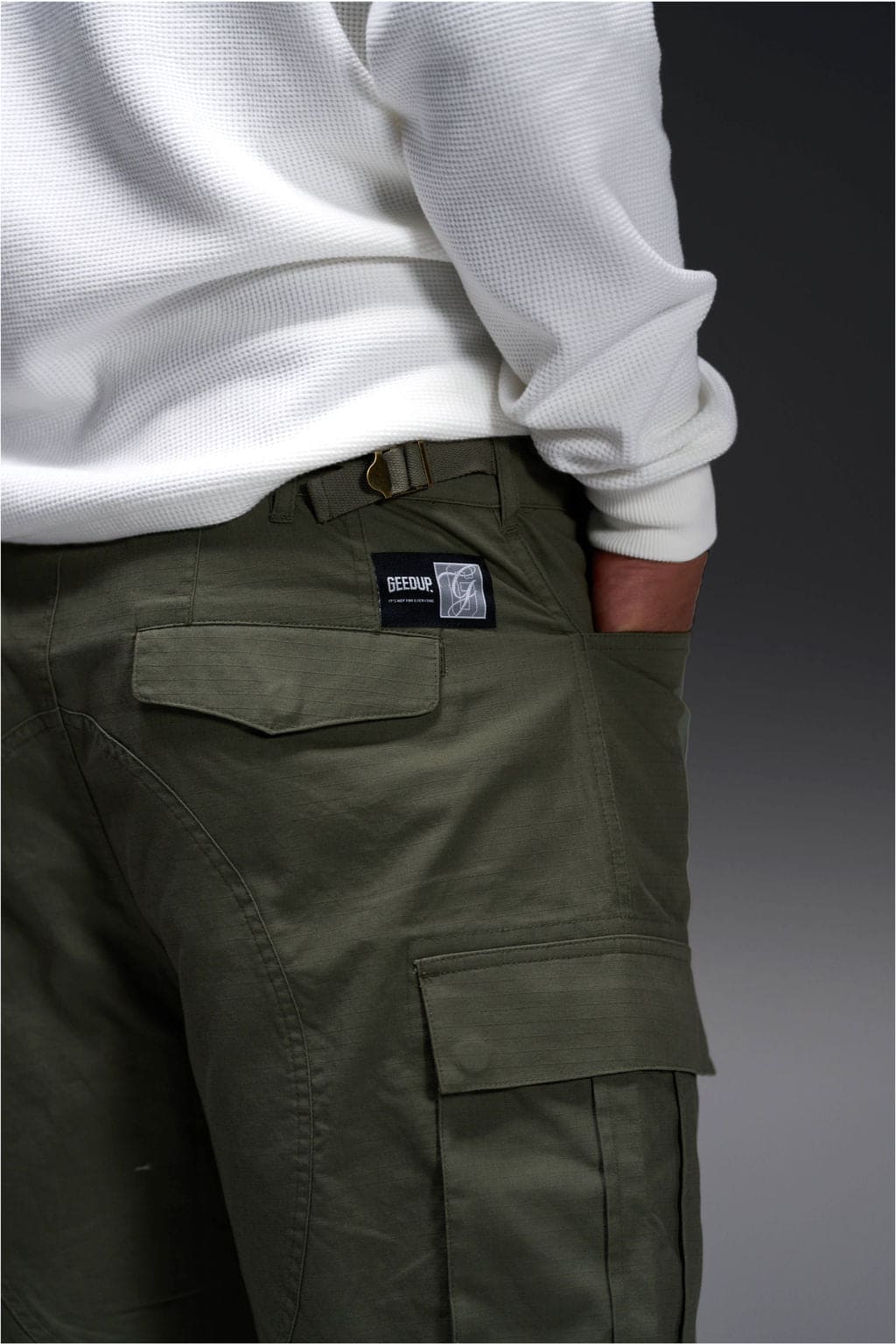 Handstyle Cargo Short Olive Tonal - Image 4