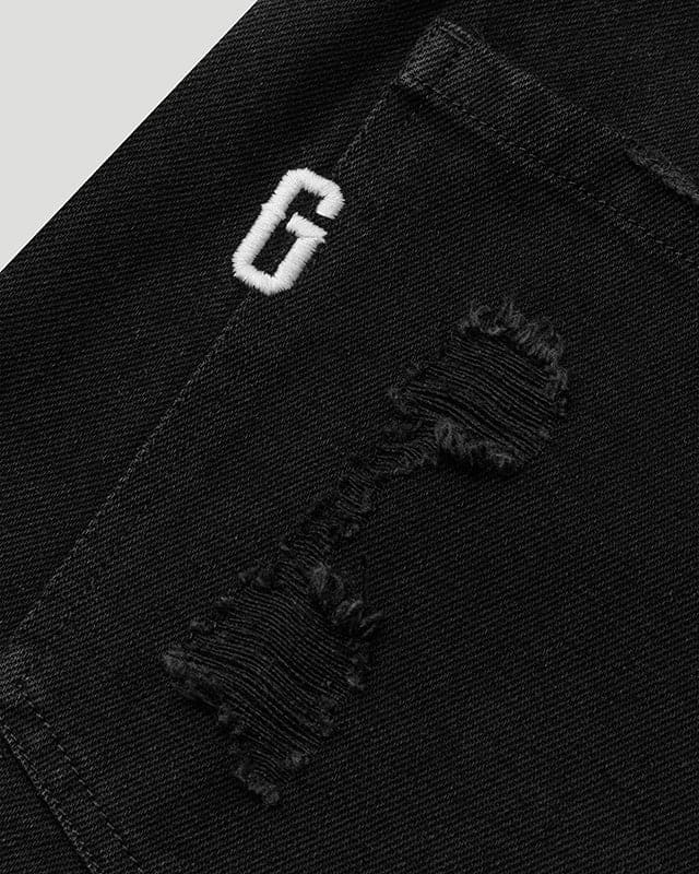 Handstyle Denim Pant Washed Black - Image 4