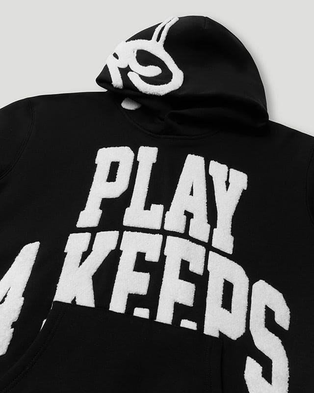 Play4Keeps Handstyle Hoodie Black/White - Image 3